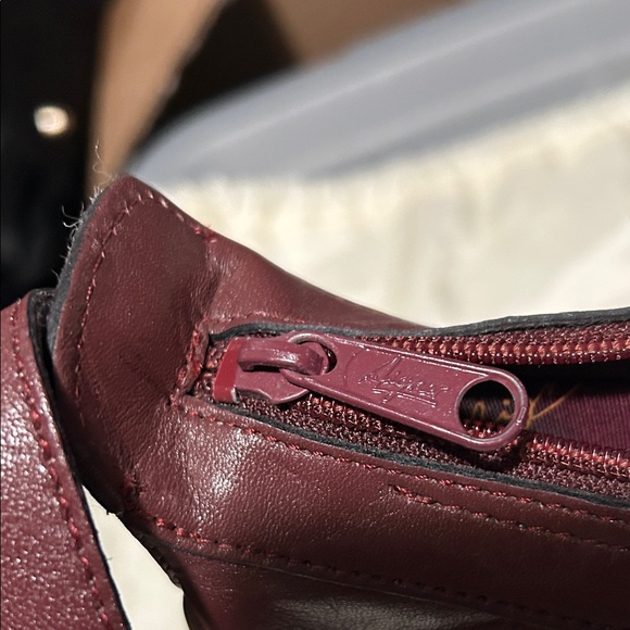 Etienne Aigner Burgundy Crossbody Bag - Picture 7 of 8